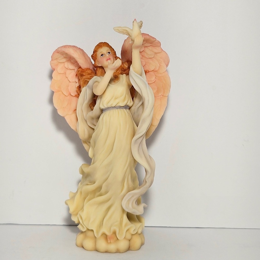 Roman Seraphim Classics Angel's Touch The Dedication Angel Figurine 7.5in NIB